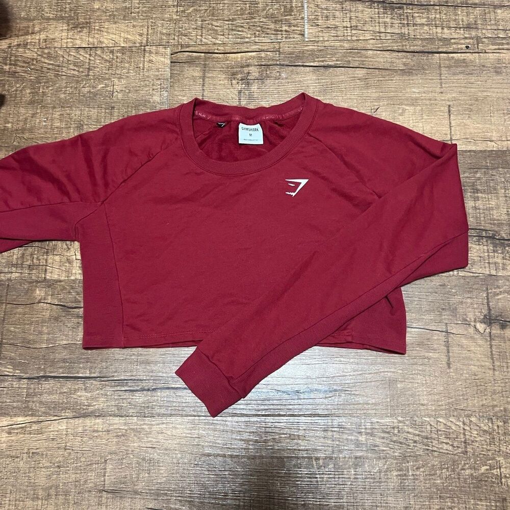 NEW Gymshark cropped long sleeve top